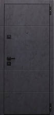 Дверь входная металлическая 2МК-80 Бетон снежный(Наруж)