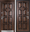 Дверь входная металлическая МетаЛюкс M707/2 - интернет-магазин "Курская Дверная Компания"