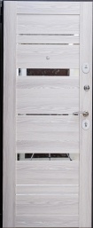 Дверь входная металлическая 2МК85 Серебро М-27 (Внутр) - интернет-магазин "Курская Дверная Компания"